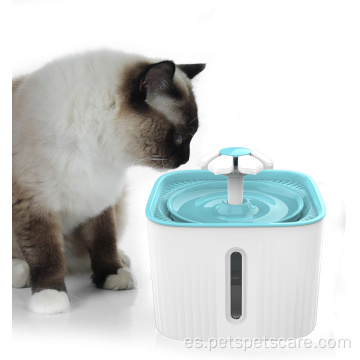 2.5L Fuente de agua de gato con filtros